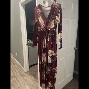 Pink Blush Maternity Dress